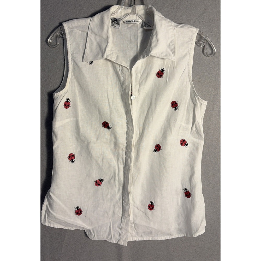 Richard Malcom Irish Linen Ladybug Shirt